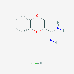 Benzodioxan-2-carboxamidine hydrochloride