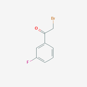 molecular formula C8H6BrFO B1271906 2-Bromo-1-(3-fluorophenyl)ethan-1-one CAS No. 53631-18-8