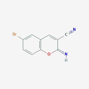molecular formula C10H5BrN2O B1271907 6-Bromo-3-cyano-2-iminocoumarin CAS No. 860789-92-0