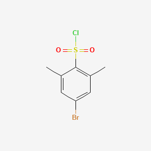 molecular formula C8H8BrClO2S B1271909 4-Bromo-2,6-dimethylbenzene-1-sulfonyl chloride CAS No. 351003-50-4
