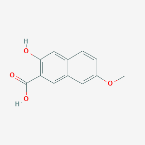 molecular formula C12H10O4 B127191 3-羟基-7-甲氧基-2-萘甲酸 CAS No. 143355-56-0