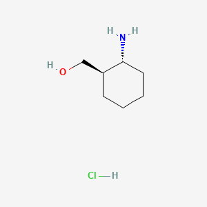 molecular formula C7H16ClNO B1271912 Trans-2-hydroxymethyl-1-cyclohexylamine hydrochloride CAS No. 28250-45-5