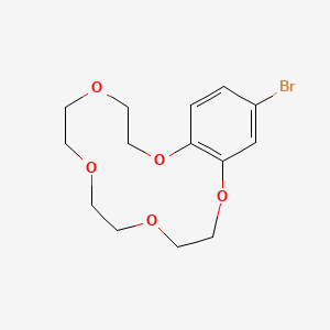 1,4,7,10,13-Benzopentaoxacyclopentadecin, 2,3,5,6,8,9,11,12-octahydro-15-bromo-