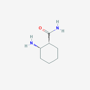 molecular formula C7H14N2O B1271917 cis-2-Aminocyclohexanecarboxamide CAS No. 24717-01-9