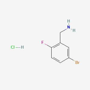 molecular formula C7H8BrClFN B1271922 5-Bromo-2-fluorobenzylamine hydrochloride CAS No. 202865-69-8