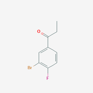 molecular formula C9H8BrFO B1271923 3'-Bromo-4'-fluoropropiophenone CAS No. 202865-82-5