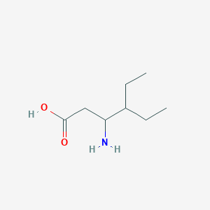 molecular formula C8H17NO2 B1271928 3-Amino-4-ethylhexanoic acid CAS No. 204191-42-4