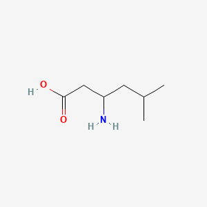 molecular formula C7H15NO2 B1271929 3-Amino-5-methylhexanoic acid CAS No. 3653-34-7