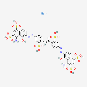 molecular formula C34H26N6NaO20S6+ B12719291 Georgia Blue CAS No. 93804-99-0
