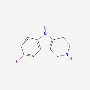 molecular formula C11H11FN2 B1271931 8-fluoro-2,3,4,5-tetrahydro-1H-pyrido[4,3-b]indole CAS No. 39876-39-6