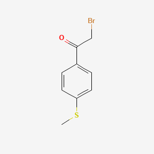 molecular formula C9H9BrOS B1271932 4-(Methylthio)phenacyl bromide CAS No. 42445-46-5