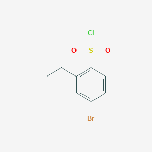 molecular formula C8H8BrClO2S B1271933 4-Bromo-2-ethylbenzenesulfonyl chloride CAS No. 175278-24-7