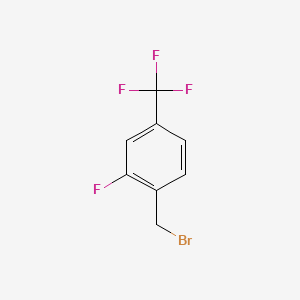 molecular formula C8H5BrF4 B1271934 2-Fluoro-4-(trifluoromethyl)benzyl bromide CAS No. 239087-07-1