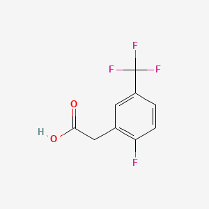 molecular formula C9H6F4O2 B1271935 2-Fluoro-5-(trifluoromethyl)phenylacetic acid CAS No. 220227-66-7