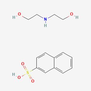 molecular formula C14H19NO5S B12719363 Diethanolamine naphthalene-2-sulfonate CAS No. 94200-76-7