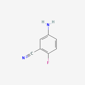 molecular formula C7H5FN2 B1271941 5-Amino-2-fluorobenzonitrile CAS No. 53312-81-5