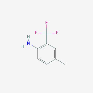 molecular formula C8H8F3N B1271948 4-甲基-2-(三氟甲基)苯胺 CAS No. 87617-23-0