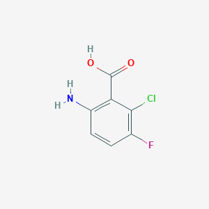molecular formula C7H5ClFNO2 B1271950 6-氨基-2-氯-3-氟苯甲酸 CAS No. 681459-97-2