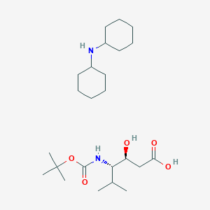 B1271952 Boc-(3S,4S)-4-amino-3-hydroxy-5-methyl-hexanoic acid dcha CAS No. 204192-31-4