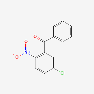 molecular formula C13H8ClNO3 B12719546 (5-Chloro-2-nitrophenyl)phenylmethanone CAS No. 7716-87-2