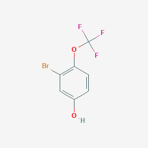 molecular formula C7H4BrF3O2 B1271966 3-溴-4-(三氟甲氧基)苯酚 CAS No. 886496-88-4