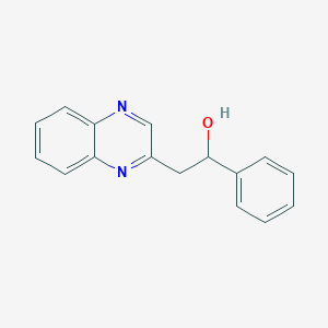 molecular formula C16H14N2O B1271970 1-Phenyl-2-(quinoxalin-2-yl)ethanol CAS No. 849021-27-8