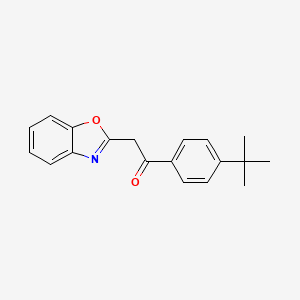 2-(1,3-Benzoxazol-2-yl)-1-(4-tert-butylphenyl)ethanone