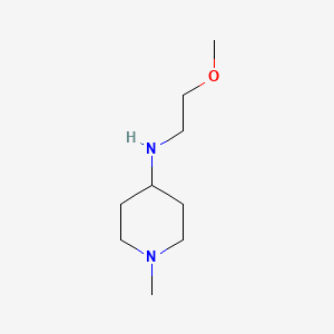 molecular formula C9H20N2O B1271975 N-(2-甲氧基乙基)-1-甲基哌啶-4-胺 CAS No. 416887-38-2