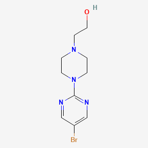 molecular formula C10H15BrN4O B1271977 2-[4-(5-Bromopyrimidin-2-yl)piperazin-1-yl]ethanol CAS No. 849021-42-7