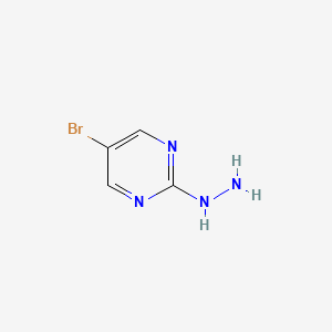 molecular formula C4H5BrN4 B1271978 5-Bromo-2-hydrazinopyrimidine CAS No. 823-89-2