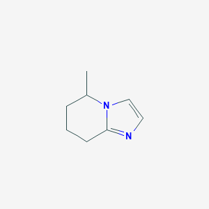 molecular formula C8H12N2 B127198 5-Methyl-5,6,7,8-tetrahydroimidazo[1,2-a]pyridine CAS No. 144042-79-5