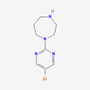 molecular formula C9H13BrN4 B1271980 1-(5-Bromopyrimidin-2-yl)-1,4-diazepane CAS No. 849021-44-9