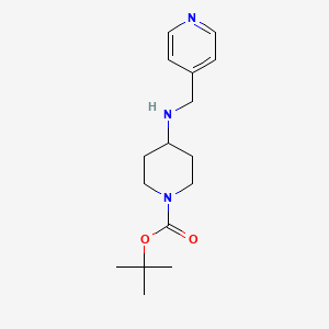 molecular formula C16H25N3O2 B1271984 tert-Butyl 4-((pyridin-4-ylmethyl)amino)piperidine-1-carboxylate CAS No. 206274-24-0