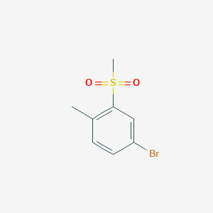 molecular formula C8H9BrO2S B1271987 4-溴-1-甲基-2-(甲磺基)苯 CAS No. 254887-17-7