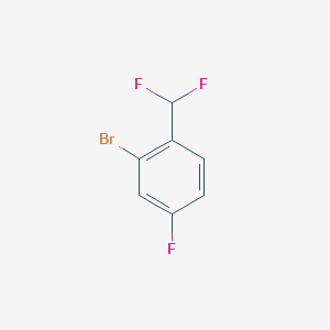 2-Bromo-1-(difluoromethyl)-4-fluorobenzene