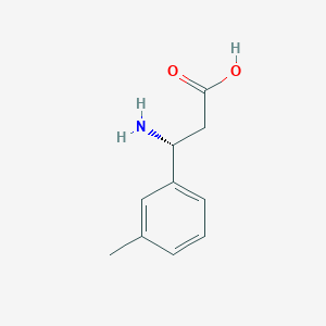 molecular formula C10H13NO2 B1272003 (r)-3-(m-Tolyl)-beta-alanine CAS No. 748128-33-8