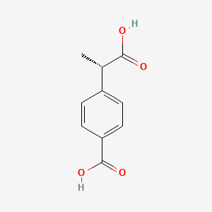 molecular formula C10H10O4 B12720220 Lcj4RS3nle CAS No. 145679-14-7