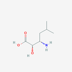 molecular formula C7H15NO3 B1272024 (2S,3S)-3-amino-2-hydroxy-5-methylhexanoic acid CAS No. 73397-20-3