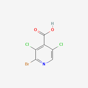 molecular formula C6H2BrCl2NO2 B1272027 2-Bromo-3,5-dichloroisonicotinic acid CAS No. 343781-56-6