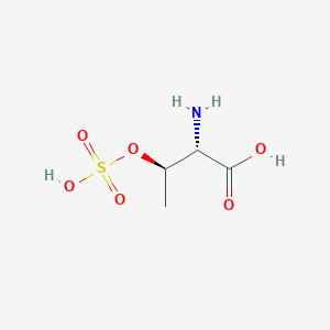 molecular formula C4H9NO6S B12720278 Sulfothreonine CAS No. 644-44-0