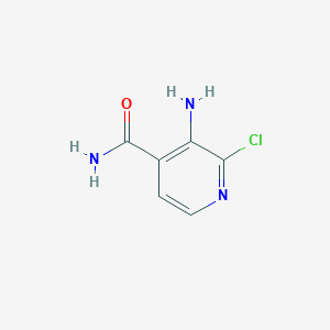 molecular formula C6H6ClN3O B1272029 3-Amino-2-chloroisonicotinamide CAS No. 342899-34-7