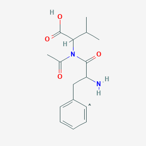 molecular formula C16H21N2O4 B12720304 N-Acetyl-dehydrophenylalanyl-valine CAS No. 65941-26-6