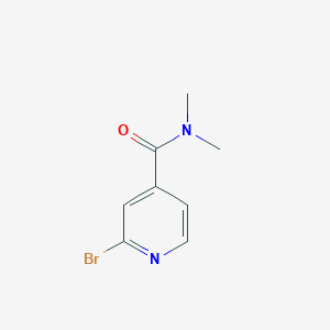 molecular formula C8H9BrN2O B1272032 2-Bromo-N,N-dimethylisonicotinamide CAS No. 209262-62-4