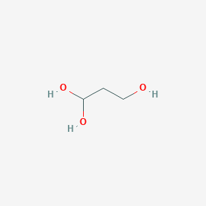 molecular formula C3H8O3 B12720687 1,1,3-Propanetriol CAS No. 88497-15-8