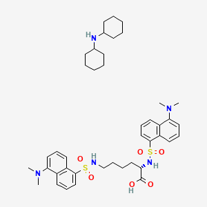 molecular formula C42H59N5O6S2 B12720734 Einecs 285-057-1 CAS No. 85006-28-6