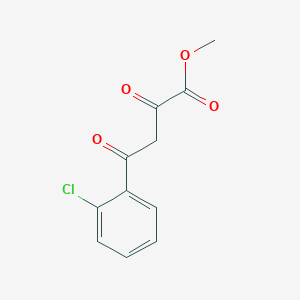 molecular formula C11H9ClO4 B1272078 Methyl 4-(2-chlorophenyl)-2,4-dioxobutanoate CAS No. 451485-68-0