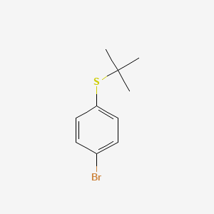 molecular formula C10H13BrS B1272083 1-Bromo-4-(tert-butylsulfanyl)benzene CAS No. 25752-90-3