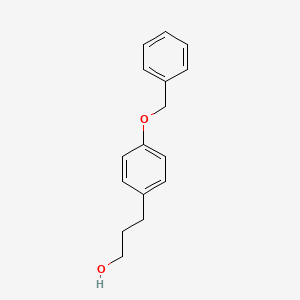 molecular formula C16H18O2 B1272088 3-(4-(Benzyloxy)phenyl)propan-1-ol CAS No. 61440-45-7
