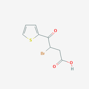 molecular formula C8H7BrO3S B1272118 3-Bromo-4-oxo-4-thiophen-2-yl-butyric acid CAS No. 53515-21-2