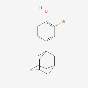 molecular formula C16H19BrO B1272119 4-(1-Adamantyl)-2-bromophenol CAS No. 63013-55-8